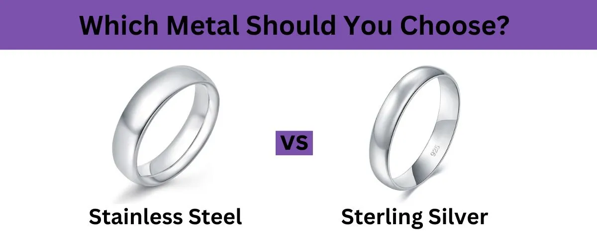 stainless steel vs sterling silver