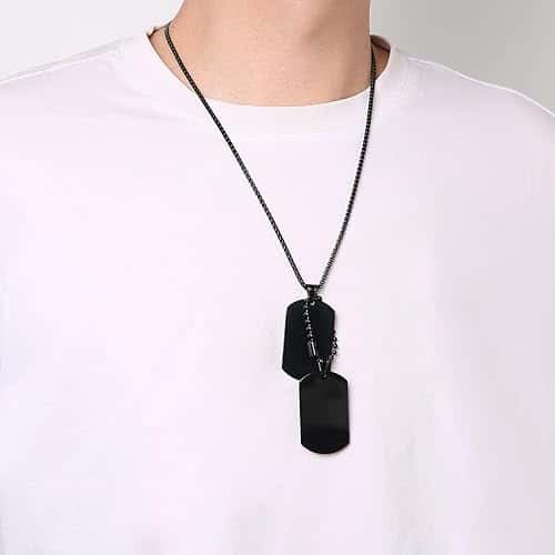 dog tag necklaces for men