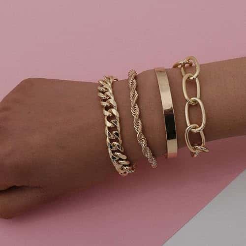 stacked bracelet