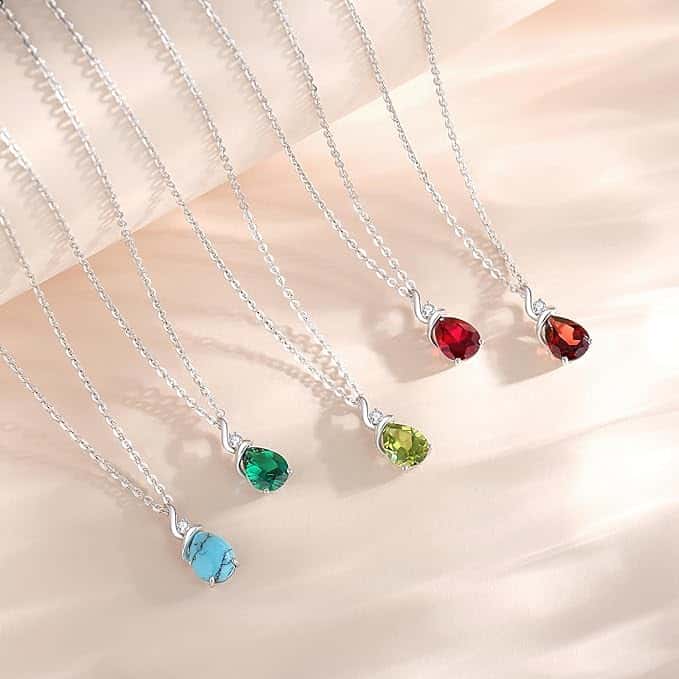 birthstone necklace