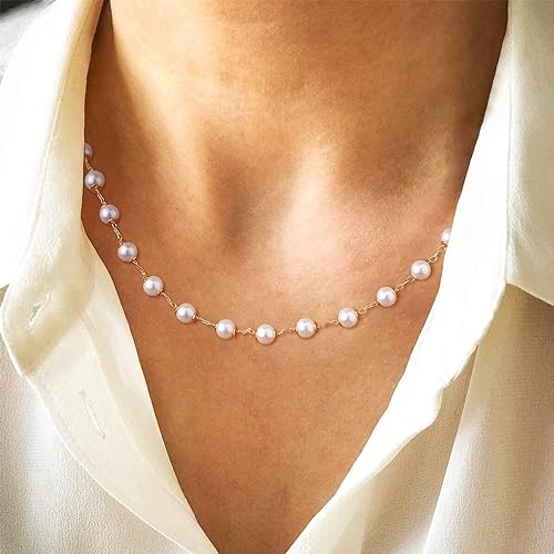 Pearl Station Necklace