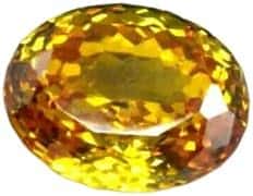 yellow zircon