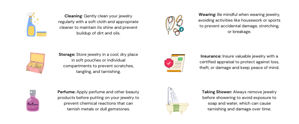 how to care for jewelry