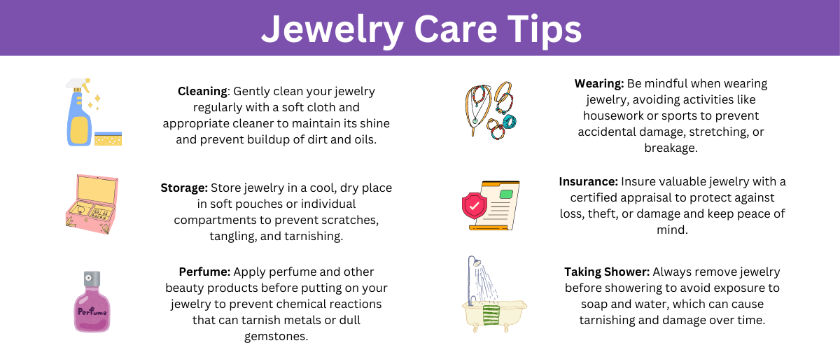 Jewelry care tips