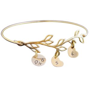 family initial bracelet