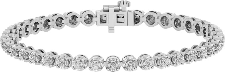 Round Cut Diamond Tennis Bracelet