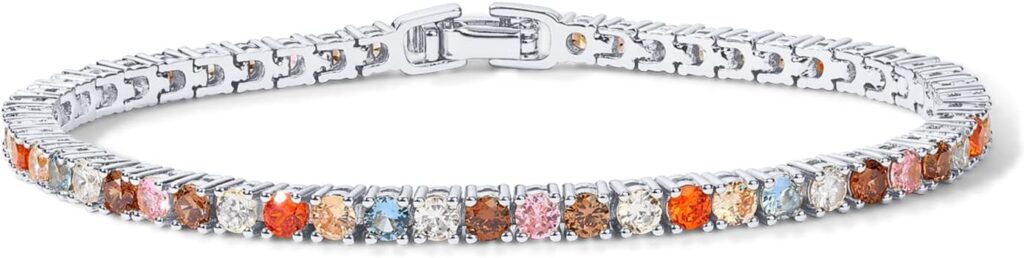 multi-color tennis bracelet