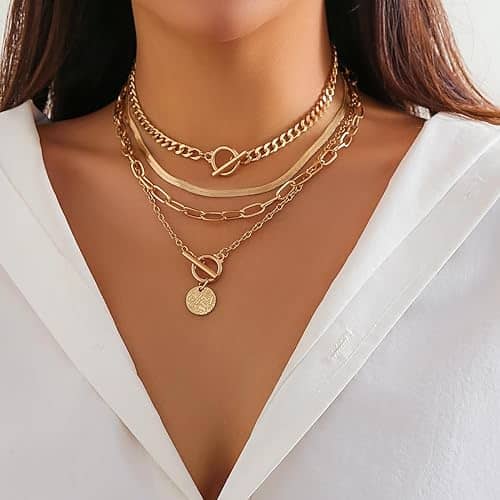 layer necklaces