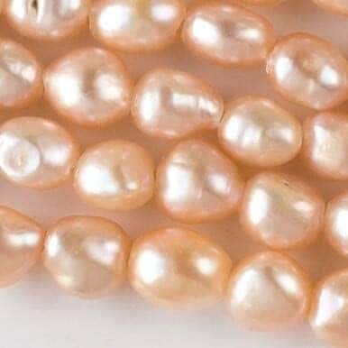 Pink and Peach Pearls