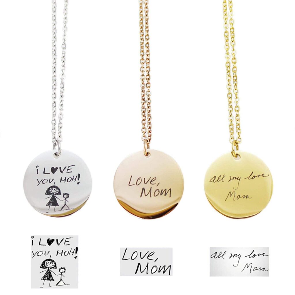 mom engraving jewelry