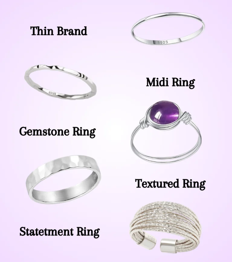 types of rings for stacking