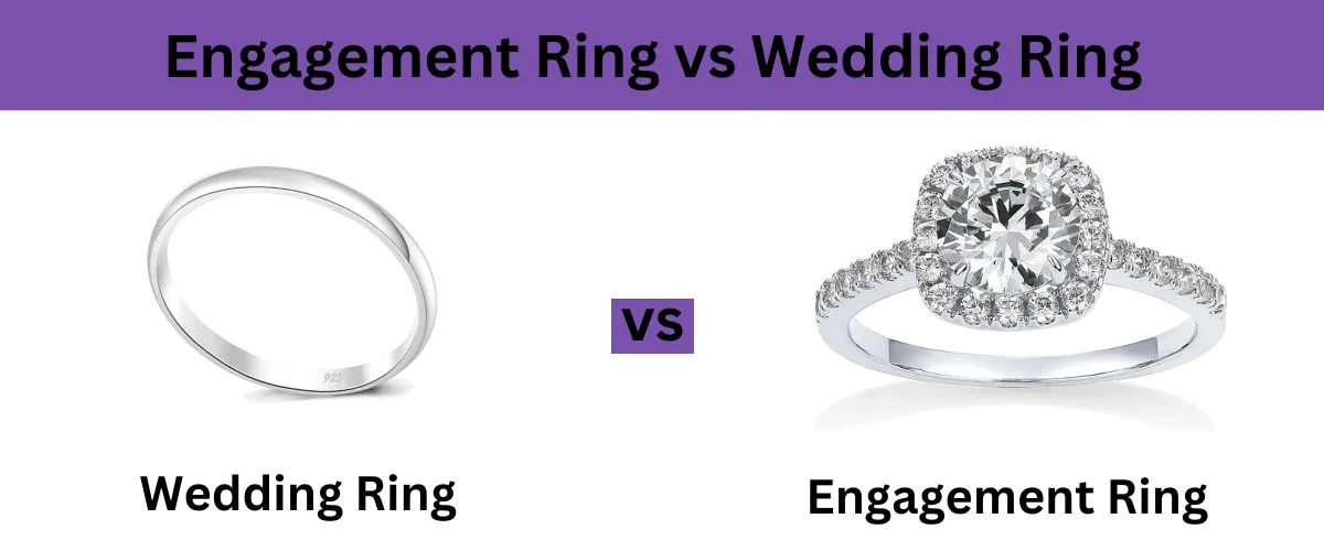 difference between engagement ring and wedding ring