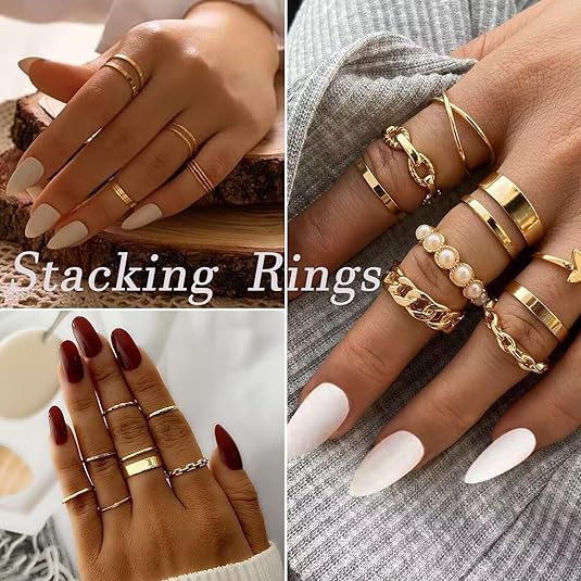 different stacking styles