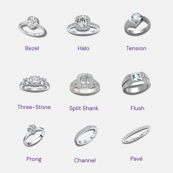 engagement ring settings