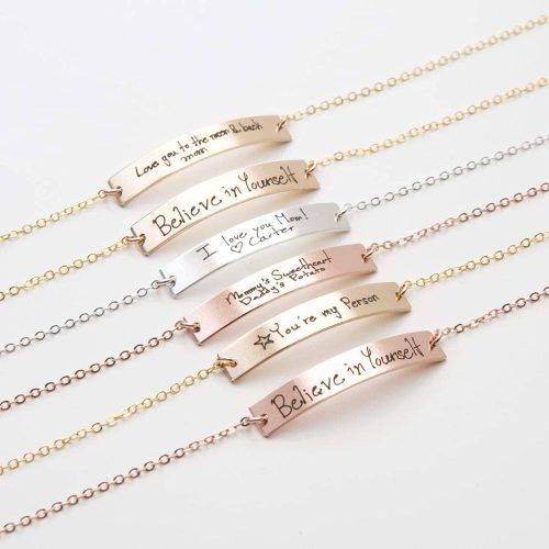 Family Handwriting Bracelets Family Handwriting Bracelets