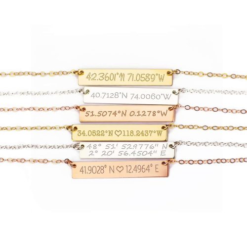 Coordinates Necklaces Coordinates Necklaces
