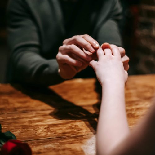 engagement ring proposal